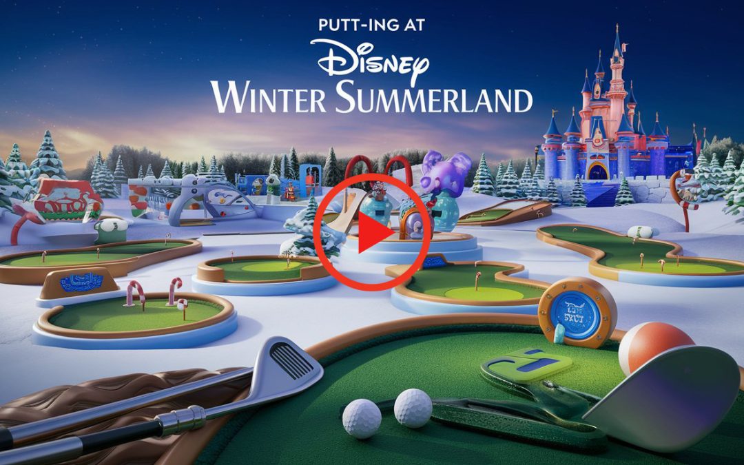 Golfing at Disney Winter Summerland