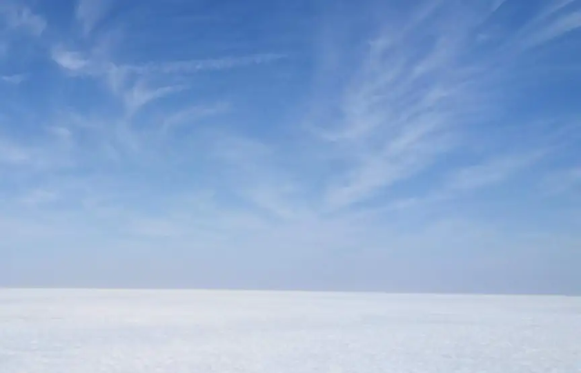 earth ended and the clouds began